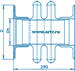 Компенсатор линзовый ПГВУ 243-76